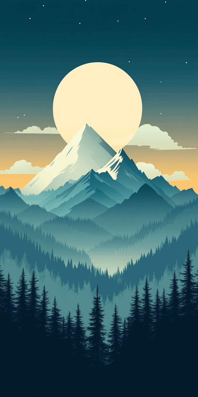 Mountains — Tickmeek premium background theme