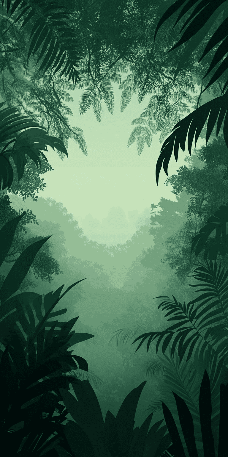 Rain Forest — Tickmeek premium background theme